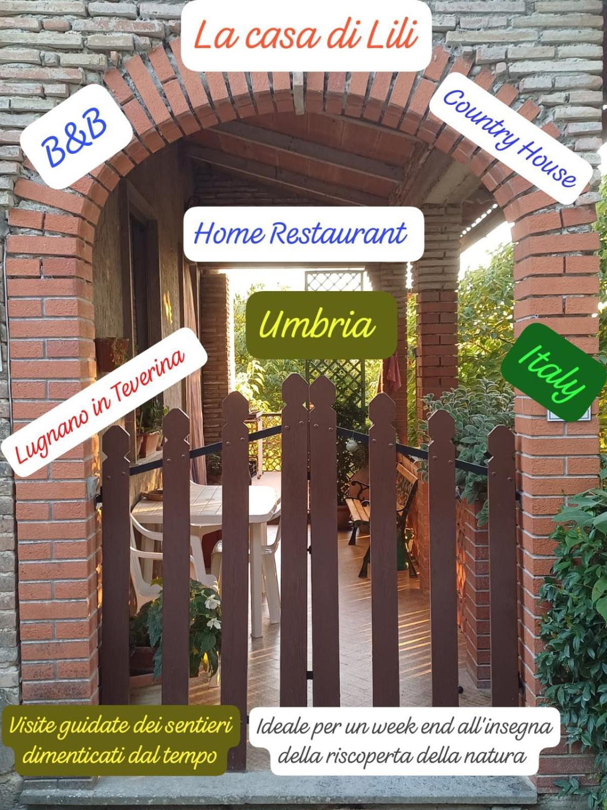 La Casa Di Lili Villa Lugnano in Teverina Eksteriør bilde